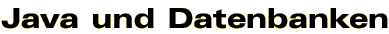 Java und Datenbanken. Anwendungsprogrammierung mit JDBC, Servlets und JSP.